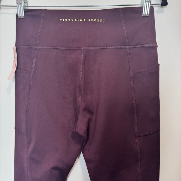 Victoria's Secret Studio 7/8 Leggings Burgundy - Picture 7 of 12